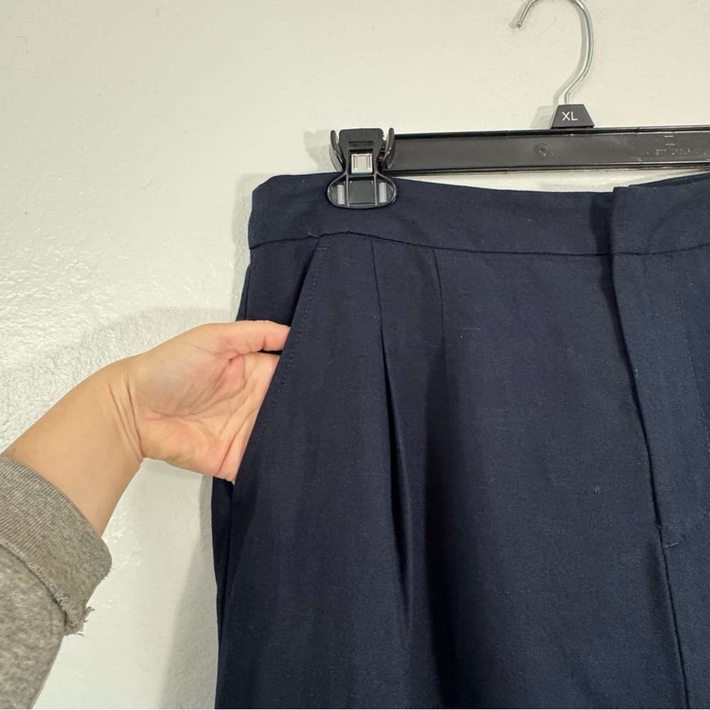 Madewell Pleated High Waist Cargo Midi Skirt - Picture 9 of 16
